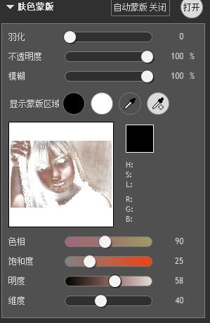 Portraiture参数调整面板
